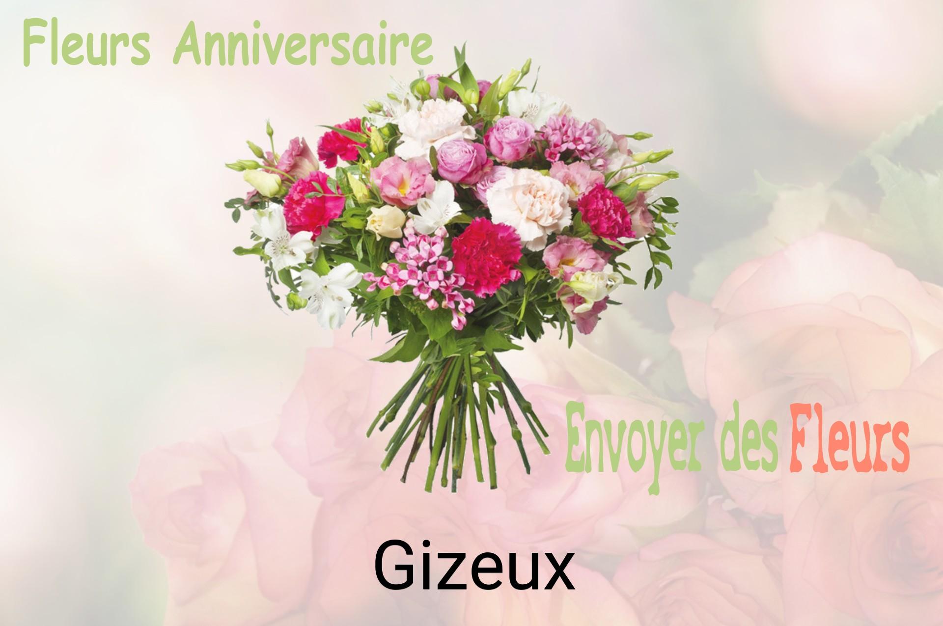 Bouquet de fleurs d’anniversaire livré à Gizeux